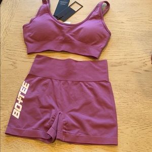BO+TEE (Princess Polly) workout set, Purple.